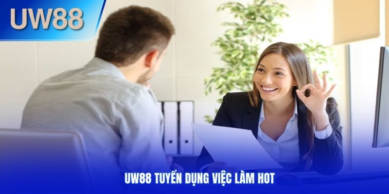 UW88 tuyển dụng